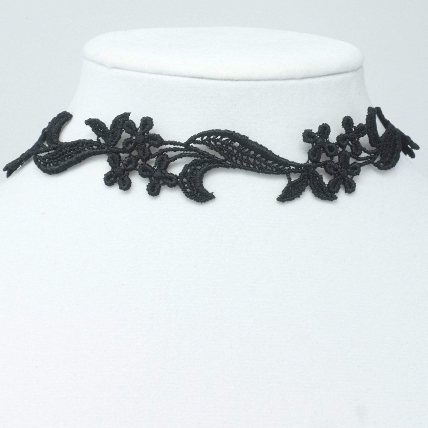 Black Flower Necklace