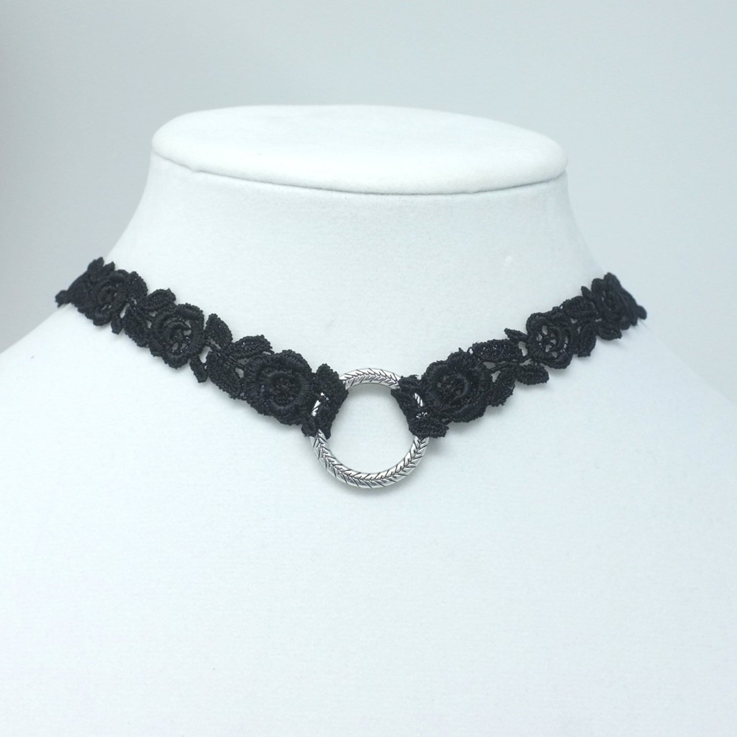 Stella Black Lace O-Ring Day Collar Choker