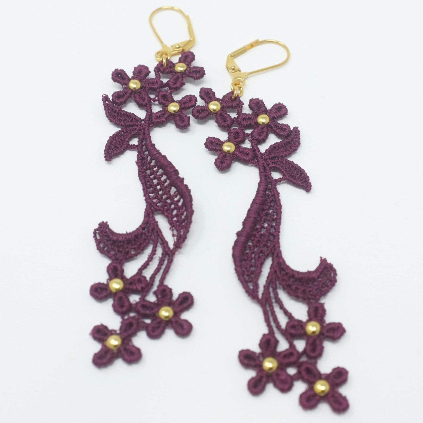 Maia Flower Lace Earrings