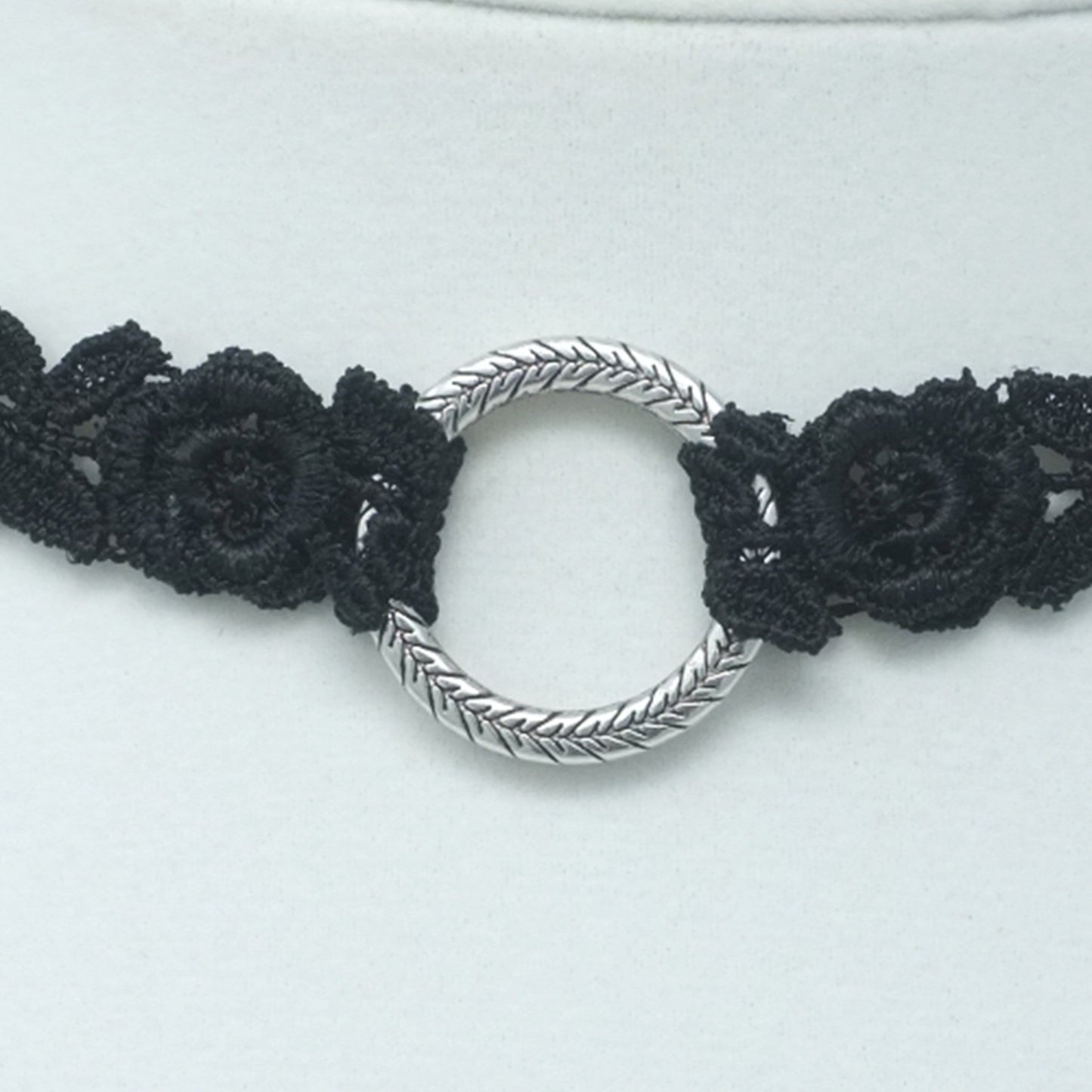 Stella Black Lace O-Ring Day Collar Choker