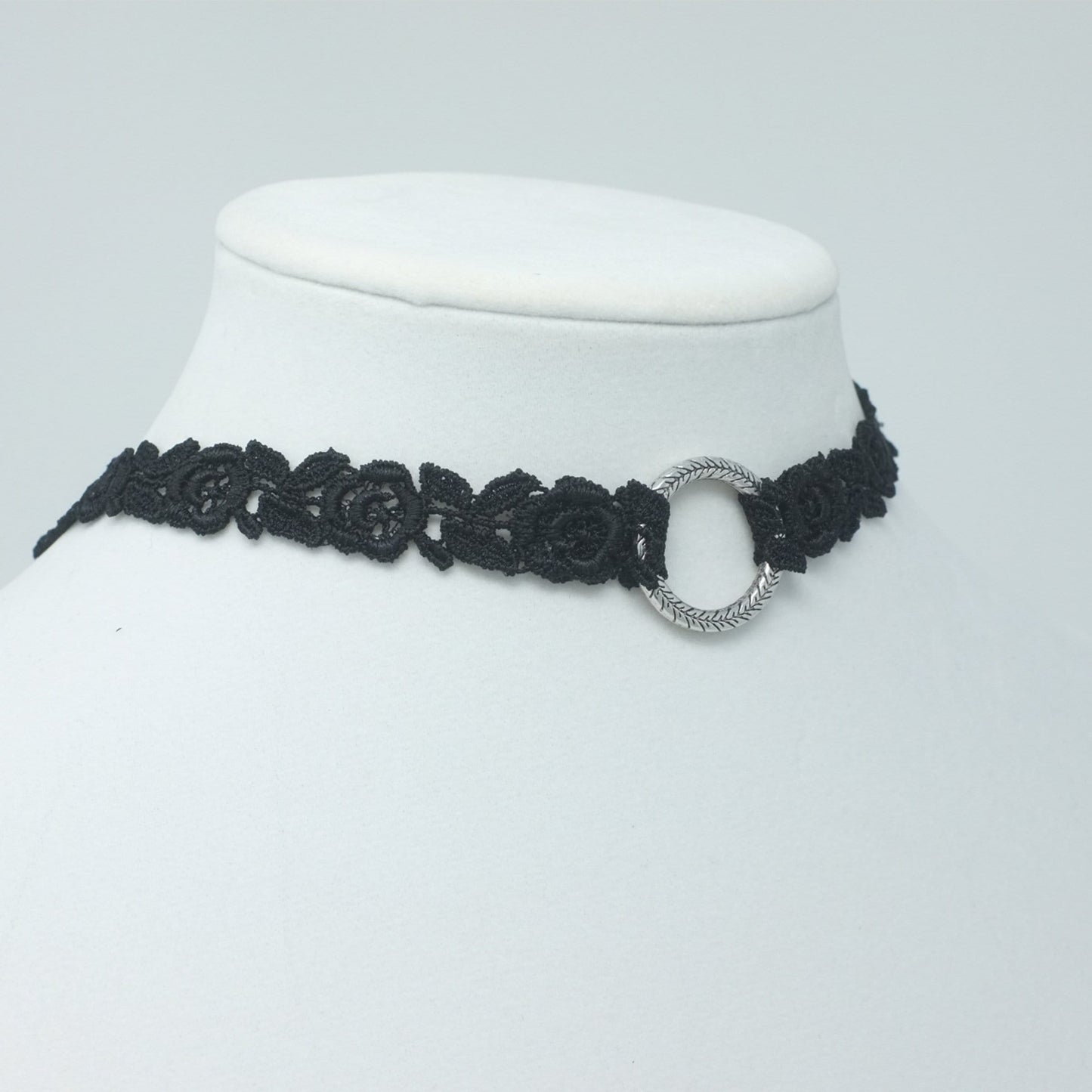 Stella Black Lace O-Ring Day Collar Choker