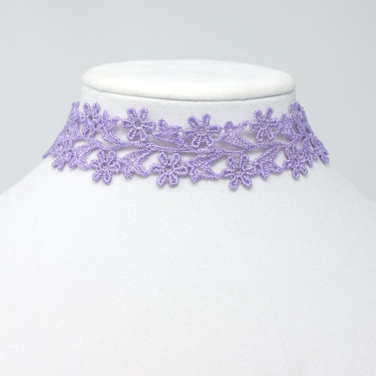 Zara Lavender Wide Choker