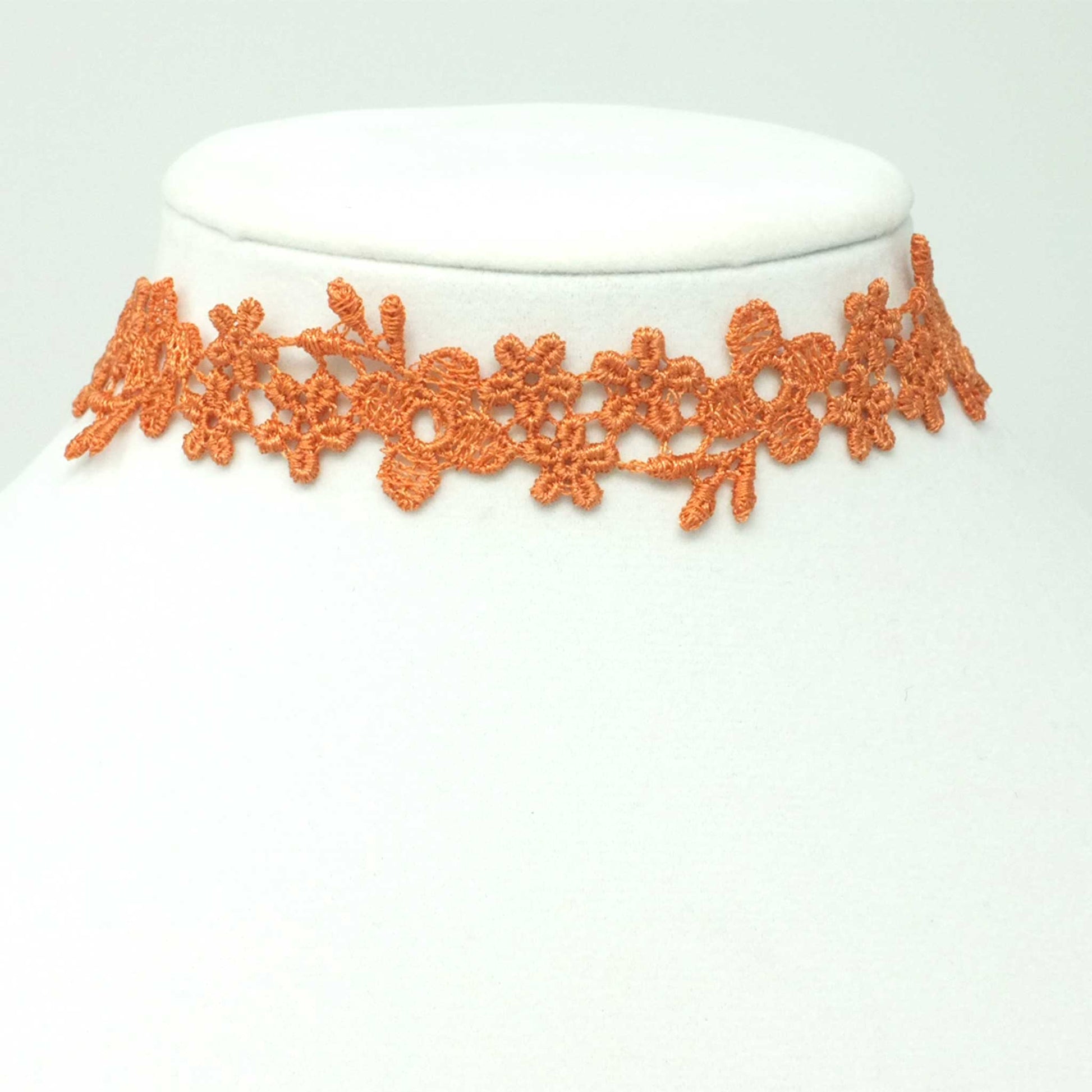 Citrus Orange Flower Choker