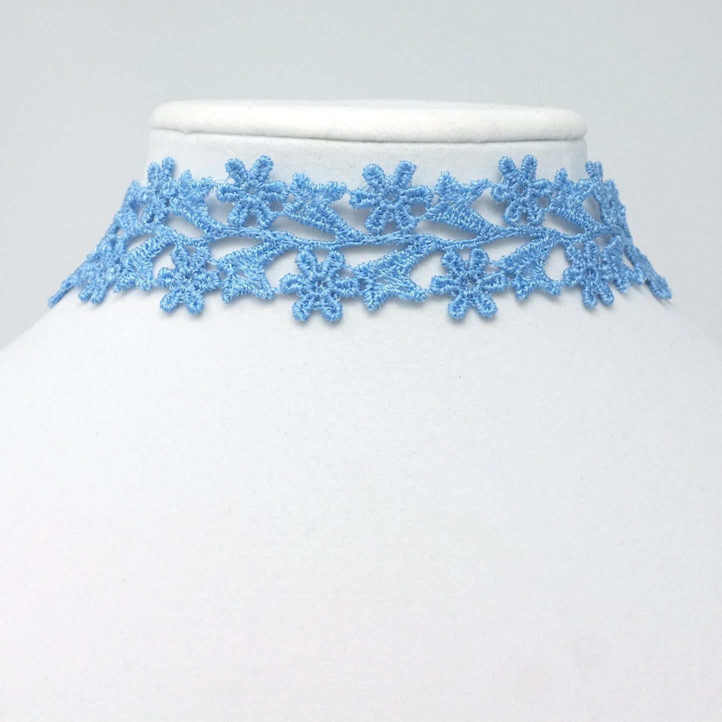 Zara Light Blue Wide Choker