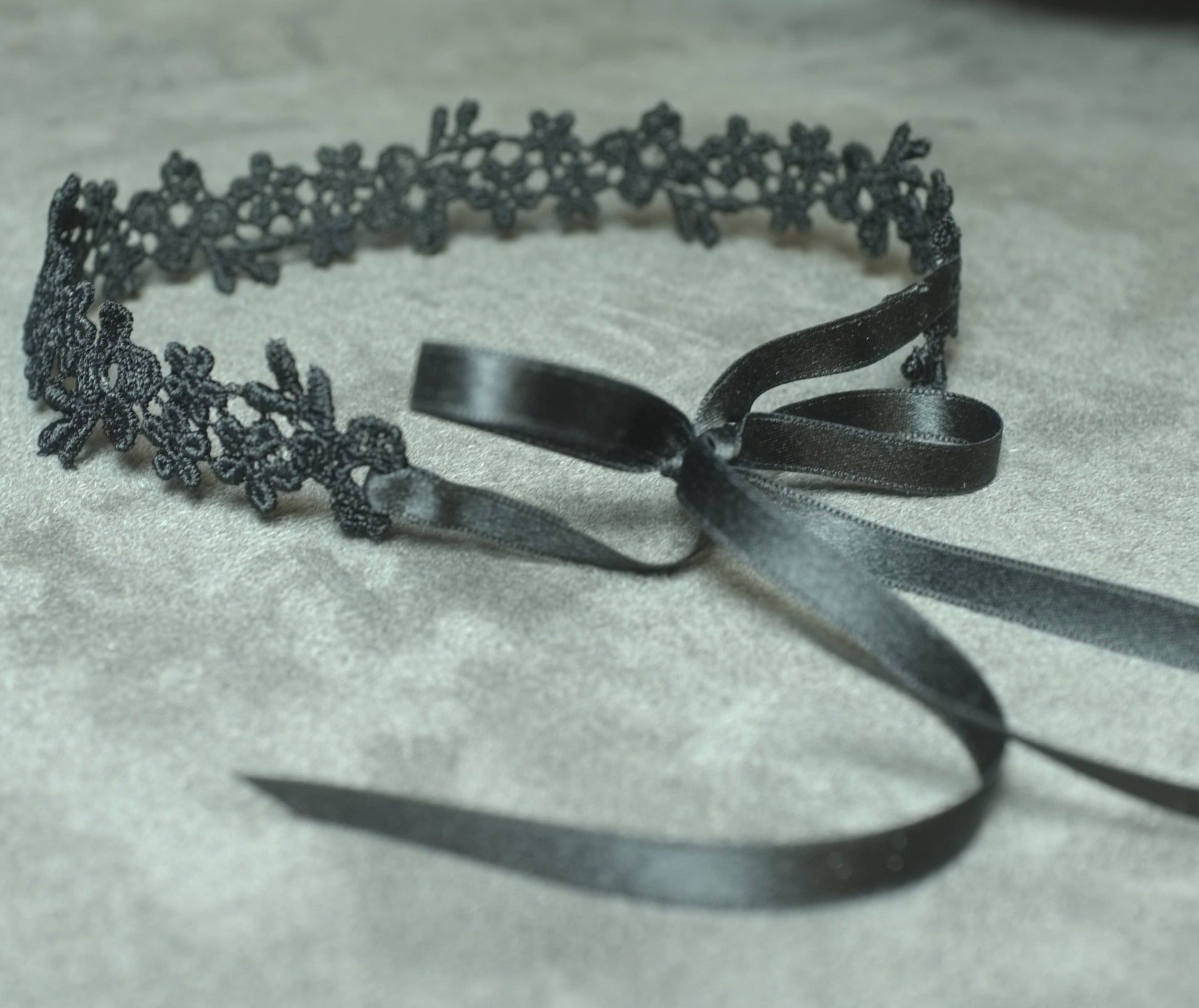 Black Ribbon Choker