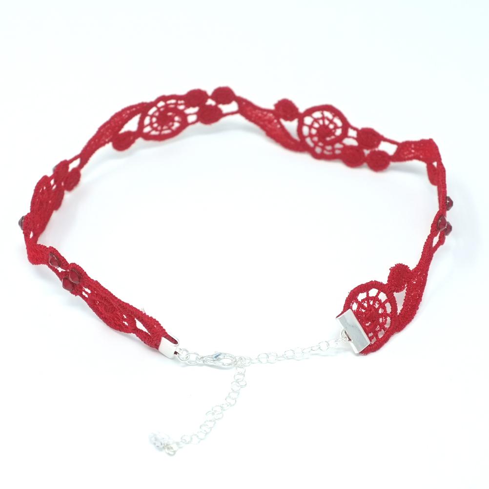 Mood Lifting Red Statement Necklace - Yatys Boutique