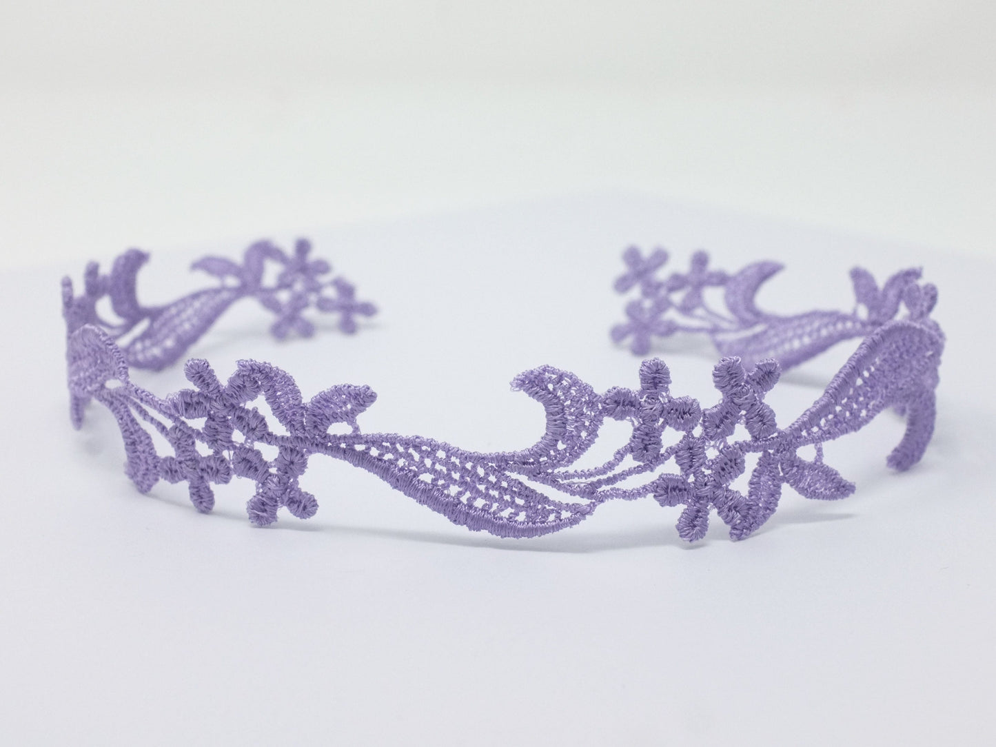 Floral Lace Choker made with Violet Lace